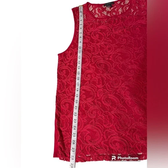 Adrianna Papell red shirt size XL - Picture 4 of 5